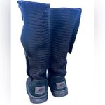 UGG  Australia Tall Black Cardy Knit Women’s Button Sock Boots size 6 Photo 4