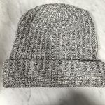 Love Your Melon 100% cotton beanie cuffed hat black and white knit! Photo 2