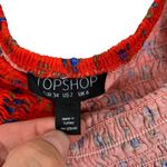 Topshop  Dress 2 Red Stretch‎ Bodycon Short Sleeve Club Cocktail Sexy Photo 1