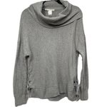 Kaisely Anthropologie Knit Pull Over Cowl Turtleneck Sweater Large Photo 7