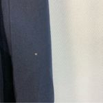 Boutique Navy Blue High Waist Button Front A-Line Midi Skirt XS Photo 3