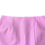 Anthropologie  Meave Micro Mini Pink Faux Leather Mini Skirt Size 10 Barbiecore Photo 5