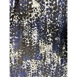 DKNY Donna Karen New York Blue Abstract Jersey Knit Surplice Dress size XL Photo 3