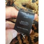 Rachel Zoe Women's Leopard Print Silk Blouse Size 0 Long Sleeve Photo 5