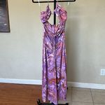 House Of CB  'Kasia' Purple Swirl Cutout Midi Dress NWOT size S‎ Photo 8