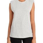 IRO NWT Tarika Sleeveless Crewneck Top Padded Shoulder Size XS Organic Cotton Photo 11