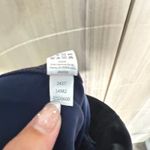 Spanx Faux Leather Legging Midnight Navy Blue Size Large Pull On Leggings Photo 6