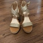 Wedge Heels Gold Size 8 Photo 1