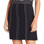 Brooks Brothers  Wool Blend A-Line Skirt Navy Size‎ 4 Career Preppy Academia Photo 0