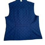 Alfred Dunner Reversible Floral Quilted Vest Blue Size 16 Photo 3