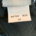 7 For All Mankind Black Distressed Jean Skirt Photo 2