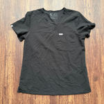 FIGS  Women’s Black Catarina One Pocket Scrub Top - Size S Photo 0