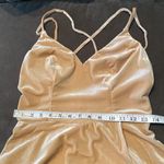 Women’s Full Length Velvet Dress Spaghetti Straps V Photo 11
