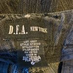 DFA New York Pinstriped Capri Jeans 6 Cropped Pant Photo 2