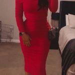 Red Bodycon Dress Size M Photo 1