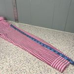 J. McLaughlin  Fallon Pink Striped Linen Long Sleeve Tunic Blouse Womens Size M Photo 6