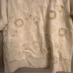 Anthropologie ANTHRO | Saturday, Sunday Laser Cut Flower Top Photo 3