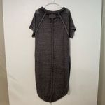 We The Free by Free People Black T-Shirt Midi Dress | Size XS | Slouchy Soft Lou Photo 1