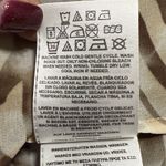 Guess Women’s Sleeveless Blouse Top XS Brown Beige Zebra Print Draped Open Back Photo 3