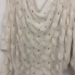Free People  Desert Sands Cable Pullover in Ivory Size Small Knit Photo 4