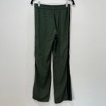 Zadig & Voltaire Zadig‎ & Voltair Womens Pants 4 Green Pull On Trouser Pin Stripe Side Wide Leg Photo 3
