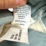 Marine layer  Blue Cream Stripe Cropped Rugby Shirt Long Sleeve Top Size XS Photo 8