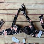 Seafolly NWT  Hothouse Ocean Alley Floral Tie Front Hipster Bikini, Size Photo 0
