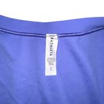 Athleta Transcend Faux Wrap Long Sleeve Blue Top SMALL Photo 4