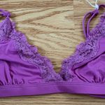 Aeropostale  Purple Lace Trim Bralette Photo 0