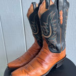 Lucchese  1883 N7361 Two Tone Western Boots Embroidered Snip Toe Women’s 9 B Photo 0