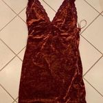 Free People Red Velvet  Dress Photo 0