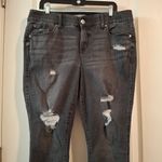Torrid  Crop Distressed Gray Women's Jeans Sz 16 Photo 5