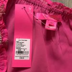 Lilly Pulitzer NWT  Saraleigh One Shoulder Top Pink Gold Floral Metallic Medium Photo 3