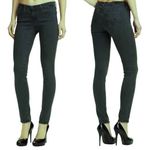 AG Adriano Goldschmied Dark Green Legging Ankle Super Skinny Denim Jeans ~ 27R Photo 1