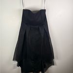 Elliatt  Elysian Black Strapless Mesh Overlay Dress Photo 1