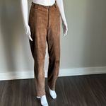Ellen Tracy Vintage Linda Allard  Brown Suede Pants Photo 1