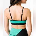 Zyia  Active Jade River Stone Light n Tight Adjustable Sport Bra Size XL Green Photo 1