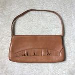 Cole Haan  Tan Leather Fringe Shoulder Bag Photo 0