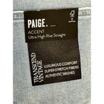 Paige Accent Ultra High Rise Straight Jeans In Folklore Destructed Size 29 NWT Photo 6
