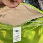 Heroine Sport Chartreuse Metallic Green Marvel Leggings Sz L NWOT Size L Photo 4