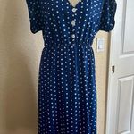 SheIn Polka dot bat wing midi dress Size Large 8/10 NWOT Photo 2