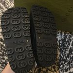 Gucci  Horsebit Flatform Sandal Black Photo 4