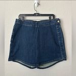 Judy Blue  | Size 2XL Denim Jean Mini Pencil Wrap Skirt in‎ Blue Skort Photo 3