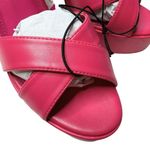 Rampage  Open Toe Ankle Strap Patricia Platform Block Heel Sandals Size 8 Pink Photo 3