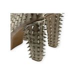 Jeffrey Campbell Rare: ➤ Silver Spikes Lita Platform Boot ➤ Nude Suede ➤ 7.5M ➤ Photo 6