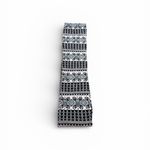 Kohl’s Accessories Fair Isle Infinity Scarf – Black & White Geometric Knit Snood Photo 1