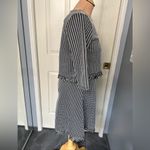 River Island  Black & White Tweed Style‎ Textured Dress With Fringe Photo 2