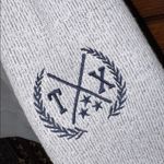 Dallas Crewneck Sweatshirt NEw York Popular small medium navy blue embroidered Gray Photo 4