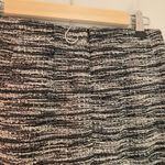 Badgley Mischka  Black and White Tweed Skirt NWT Photo 4
