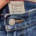 LF Furst of A Kind Distressed Denim Skirt Size 29 Photo 4